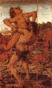 Antonio Pollaiuolo Hercules and Antaeus Time Spain oil painting artist